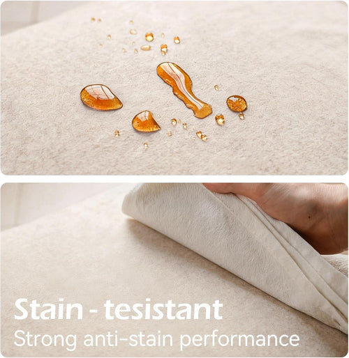 Beige‑Gray Waterproof Pillow Covers 4‑Pack